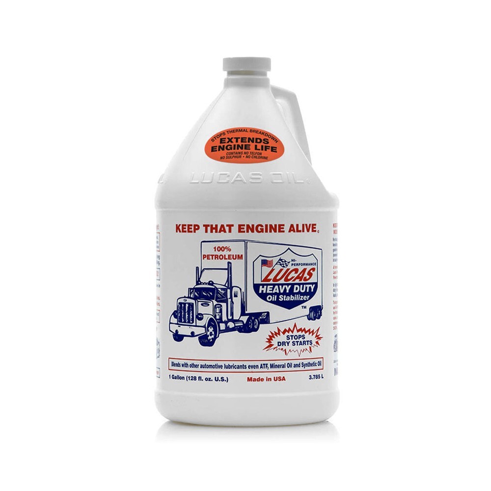 LUCAS OIL 10002 HIGH PERFORMANCE HEAVY DUTY OIL STABILIZER 1 GALLON - 4 PACK