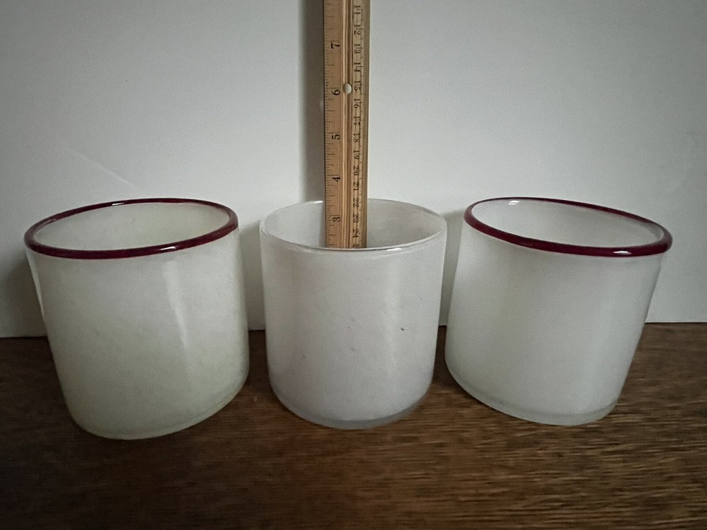 Lafco 15.5 oz Hand Blown Candle Containers- three-Empty