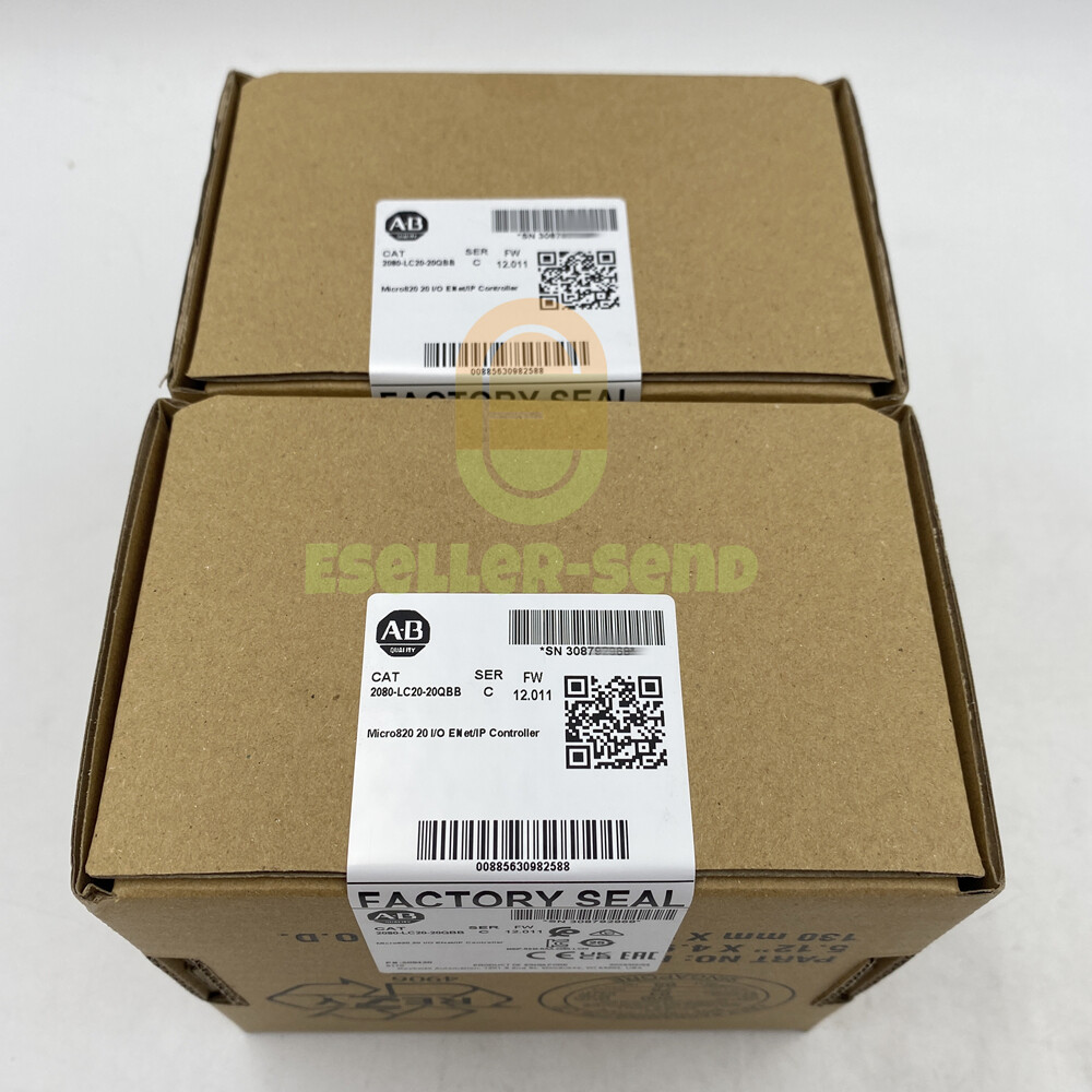 2080-LC20-20QBB Micro820 EtherNet/IP Controller New Factory Sealed