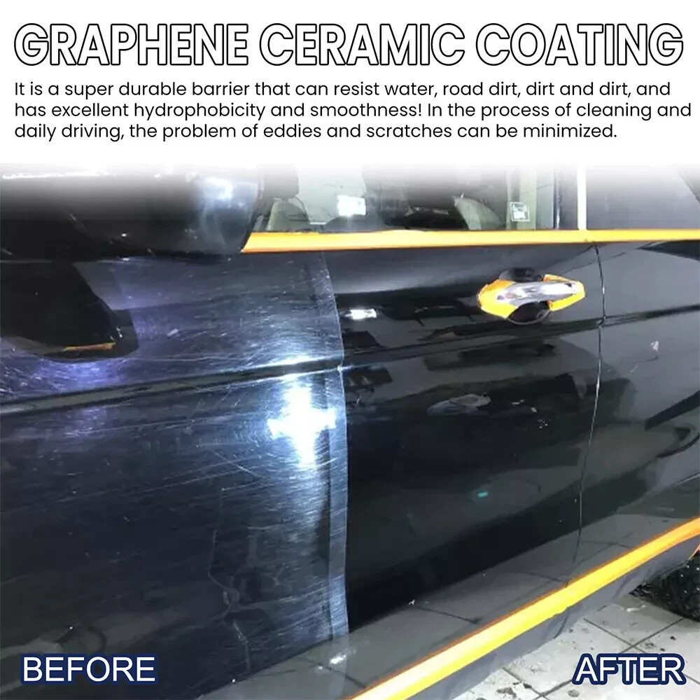 Car Graphene Ceramic Coating Kit, 70ml Car Paint Protect Ceramic Coating Agent