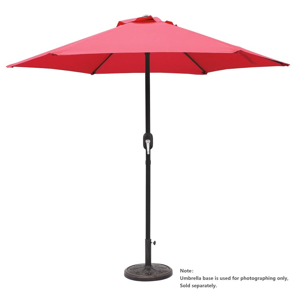 7.5ft Patio Umbrella with Crank Handle Outdoor Market Umbrella