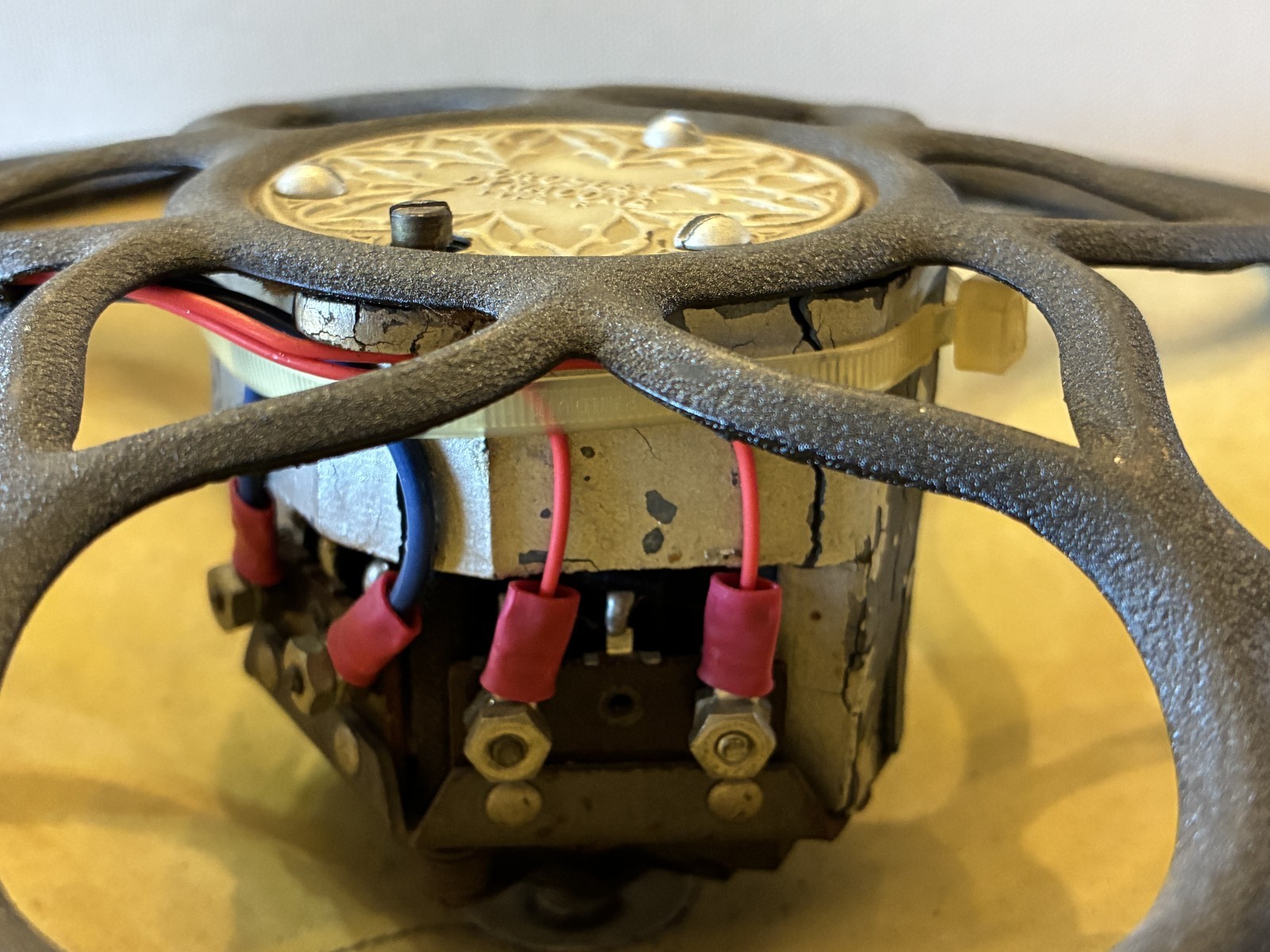 Antique Crosley Dynacone Type F Radio Speaker