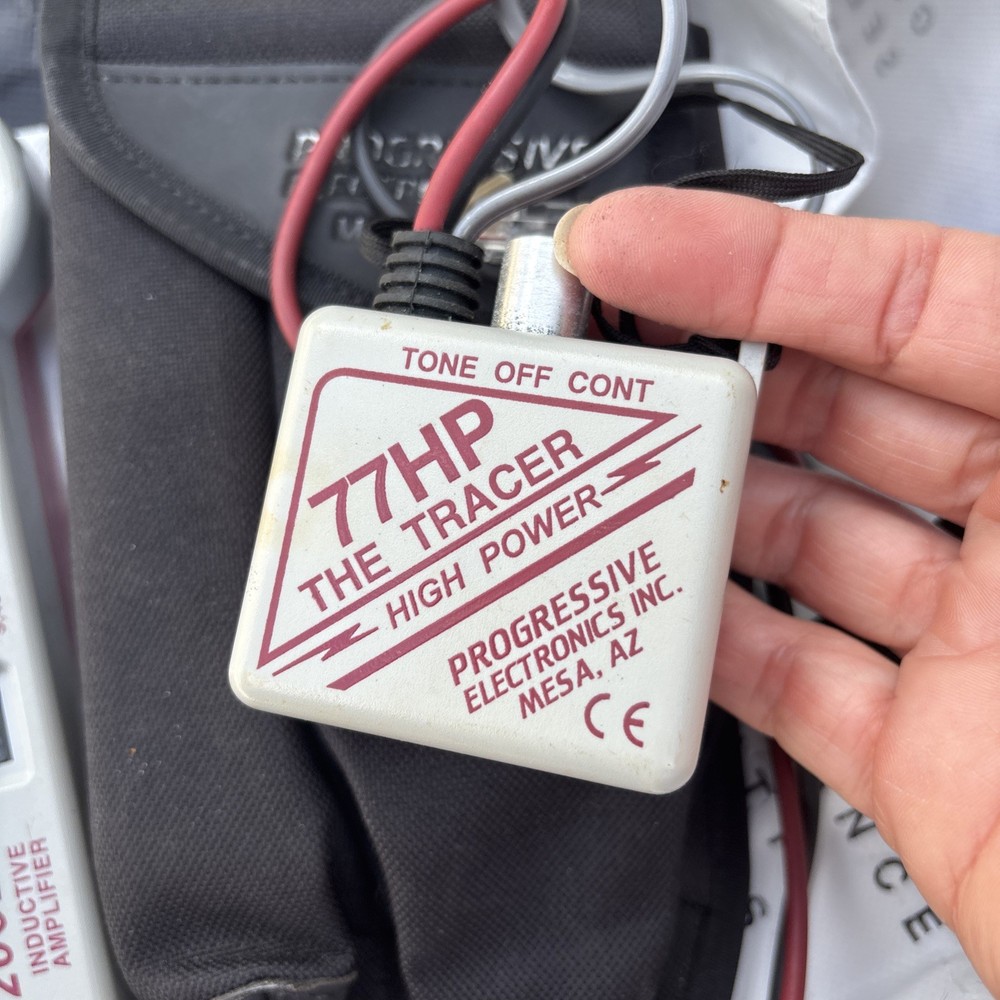 Progressive Electronics 200EP inductive amplifier 77M Tracer with Carry Case EUC