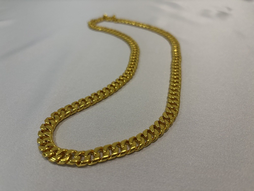 Pure 10K Yellow Gold Cuban Miami Style Link 10mm 23in 111g Chain Necklace