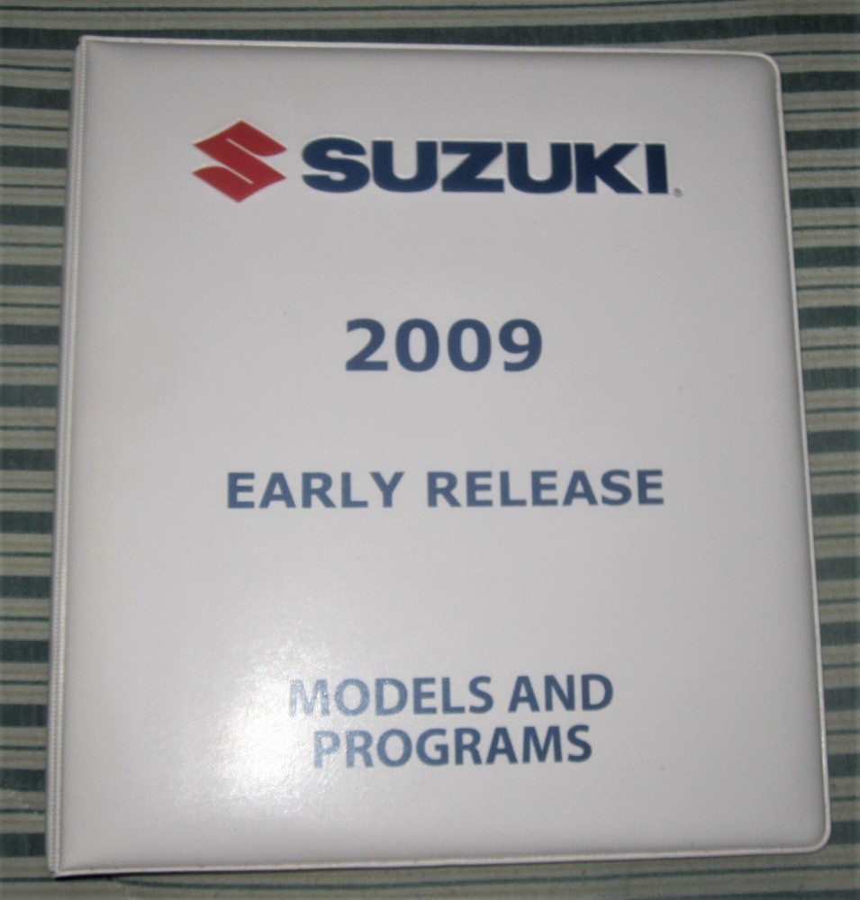 2009 SUZUKI Catalog Early Release Models & Programs for Motorcycles & Quads