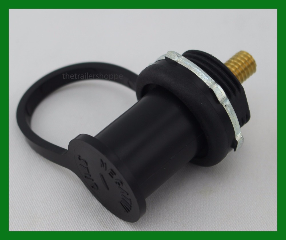 Battery Jumper Terminals Black & Red Color Coded Rubber Cap, Solid Brass Studs