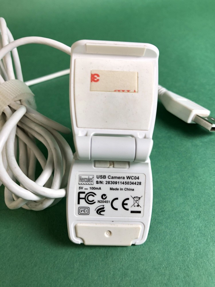Ubisoft Hercules Camera USB WC04 Webcam White Wii - AD