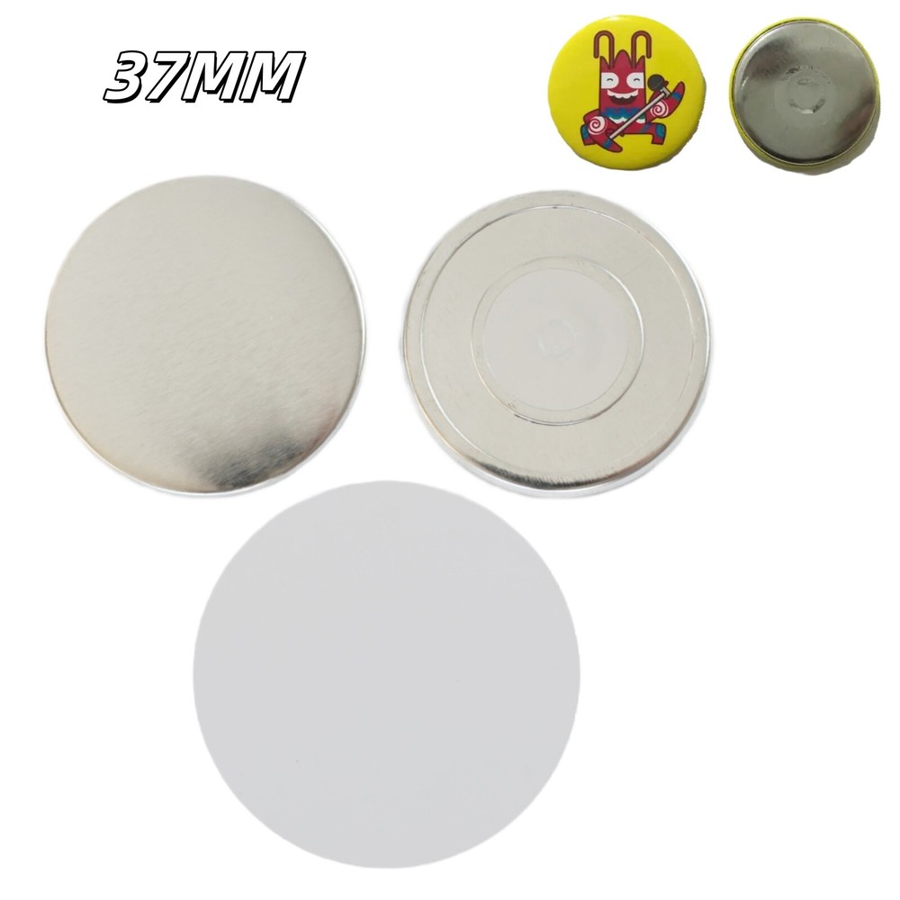 37MM Magnetic Button 100 Sets/Pack DIY Refrigerator Sticker Badge Button Maker