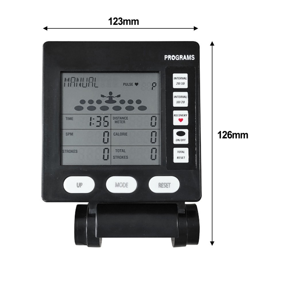 Functional Rowing Machine Counter with Comprehensive Measurement Options