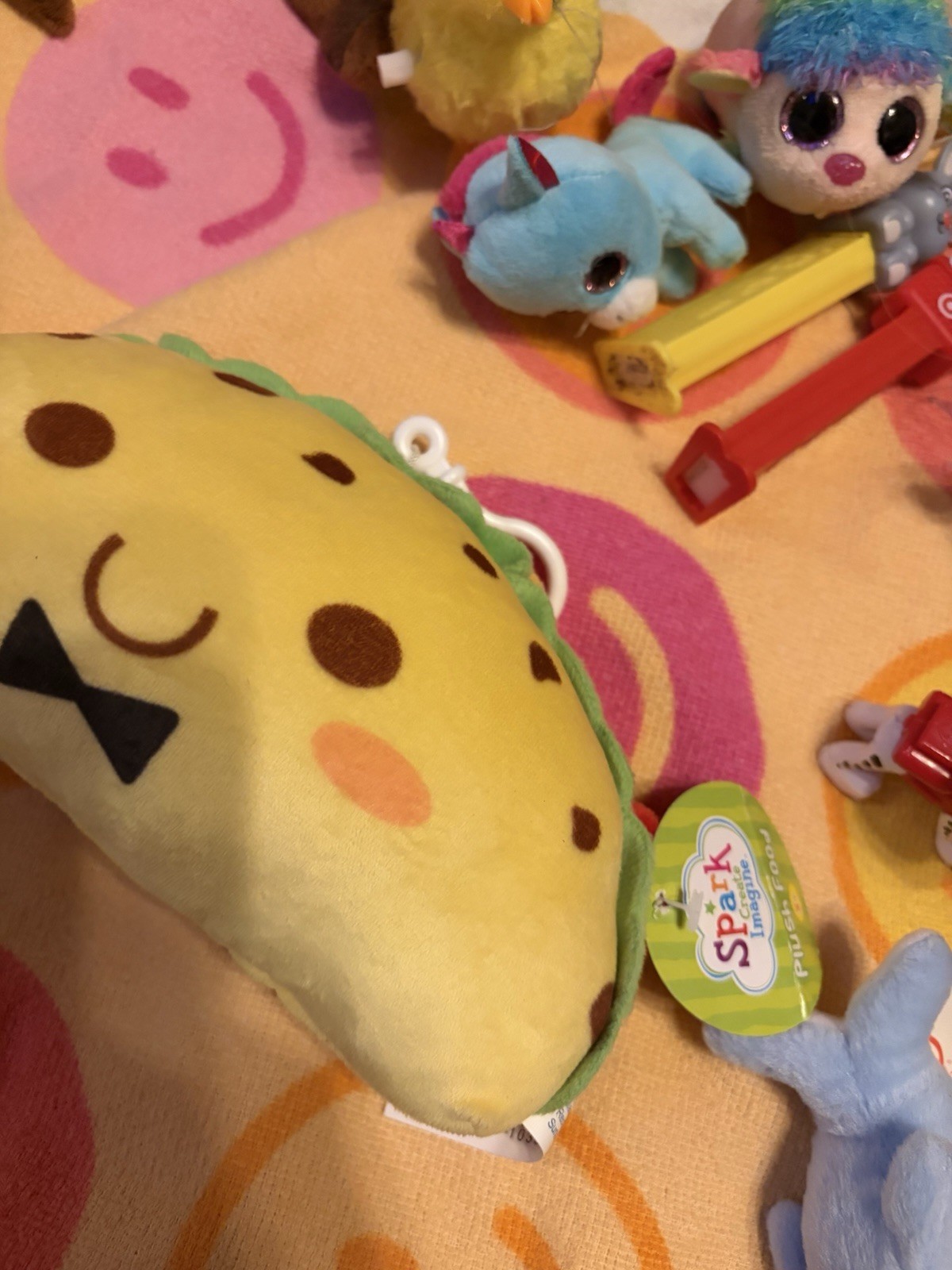 Mixed Lot Girl Toys Ponies Squishmallow Plush Book Trolls Animals Trinkets 4lbs