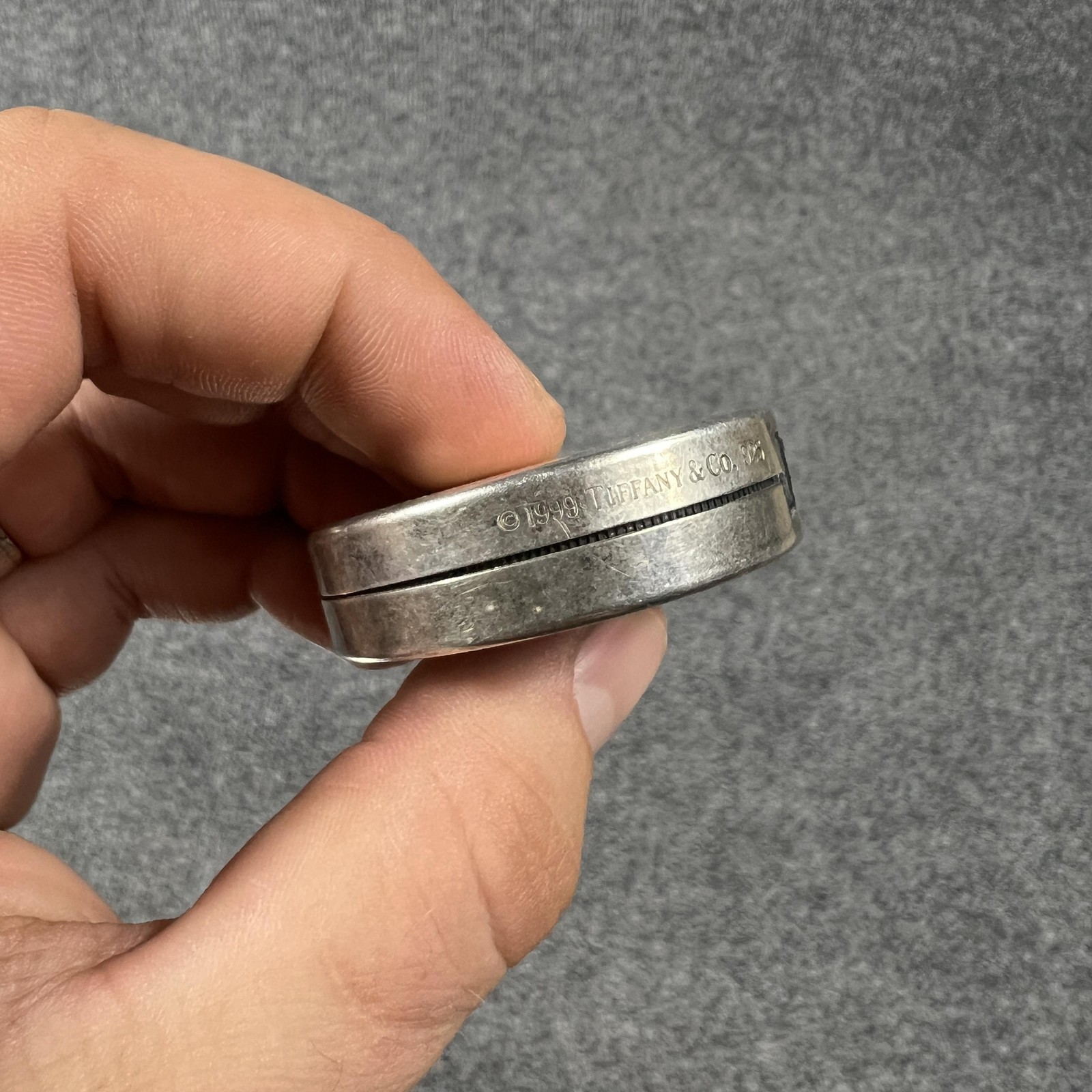 Vintage Tiffany & Co. Sterling Silver 925 Tape Measure Broken For Parts