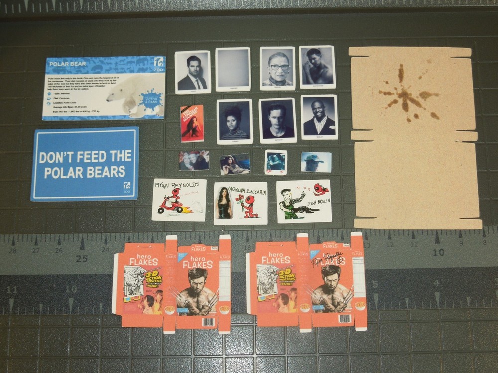 Deadpool 2 - 1/12 scale Custom Accessories / Documents - for 6 inch figures