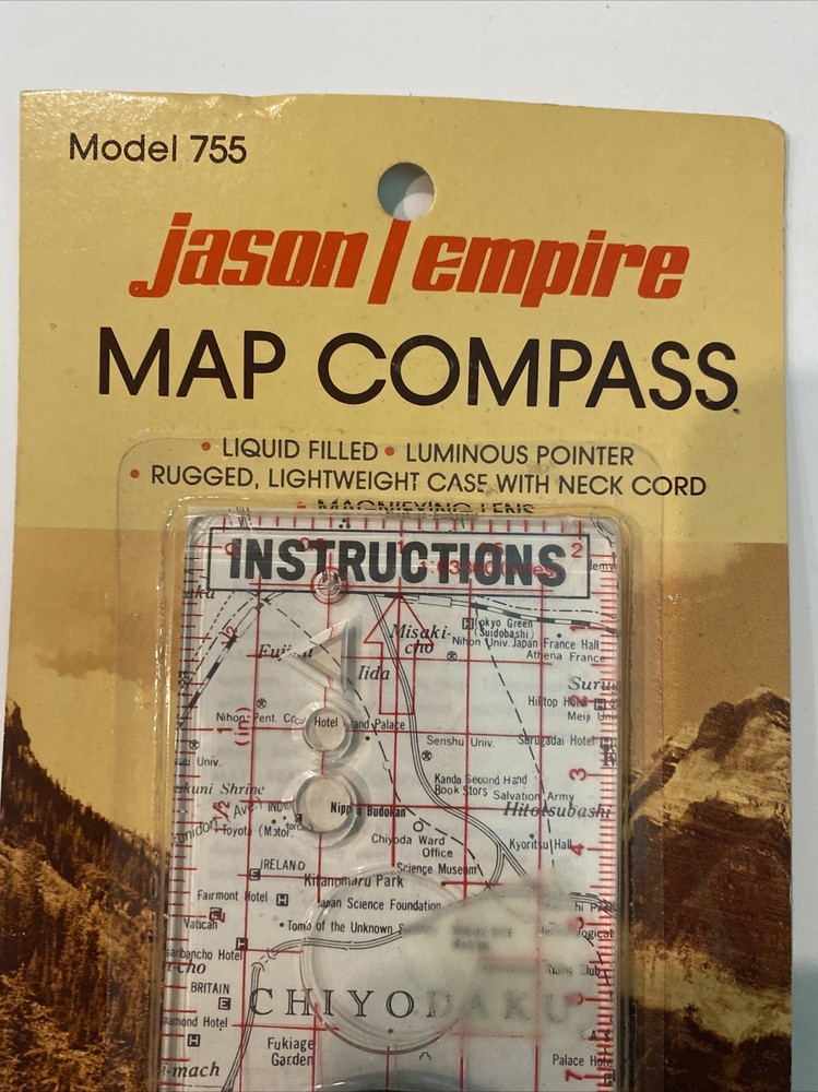 NOS Map Compass By Jason Empire Model755