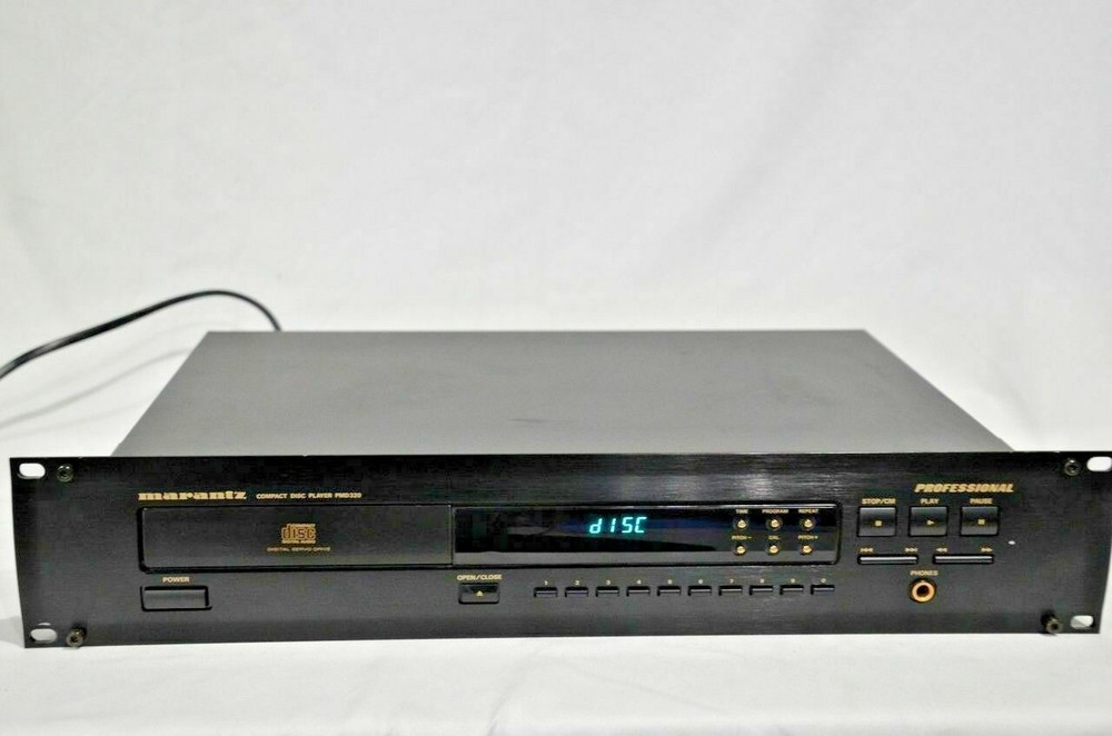 MARANTZ PMD320U PROFESSIONAL CD COMPACT DISC PLAYER W/POWER CORD (ONE)