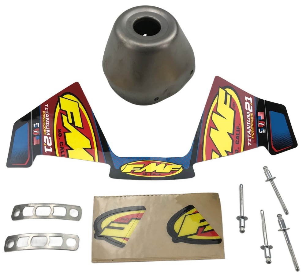 FMF Powercore 2.1 Titanium Muffler End Cap (020522)