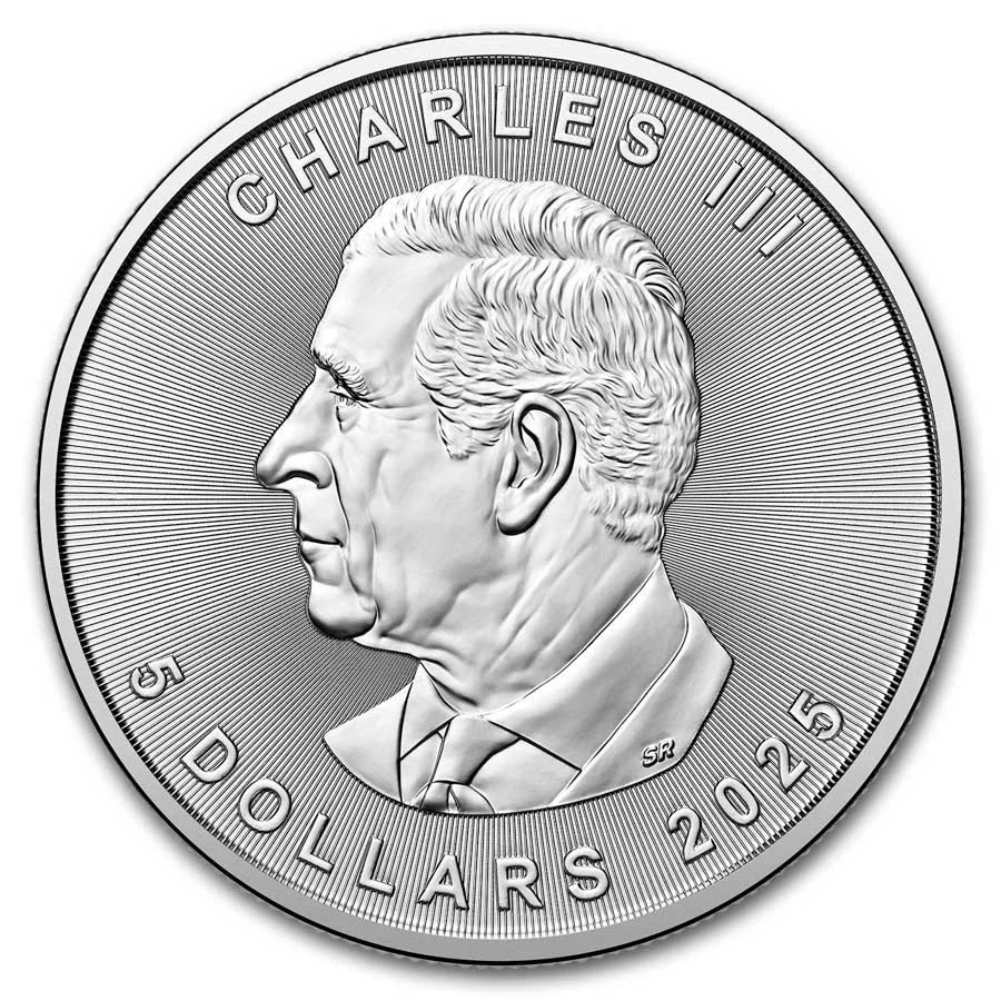 1 oz 2025 Canada Silver The Maple Leaf (BU) For Collection