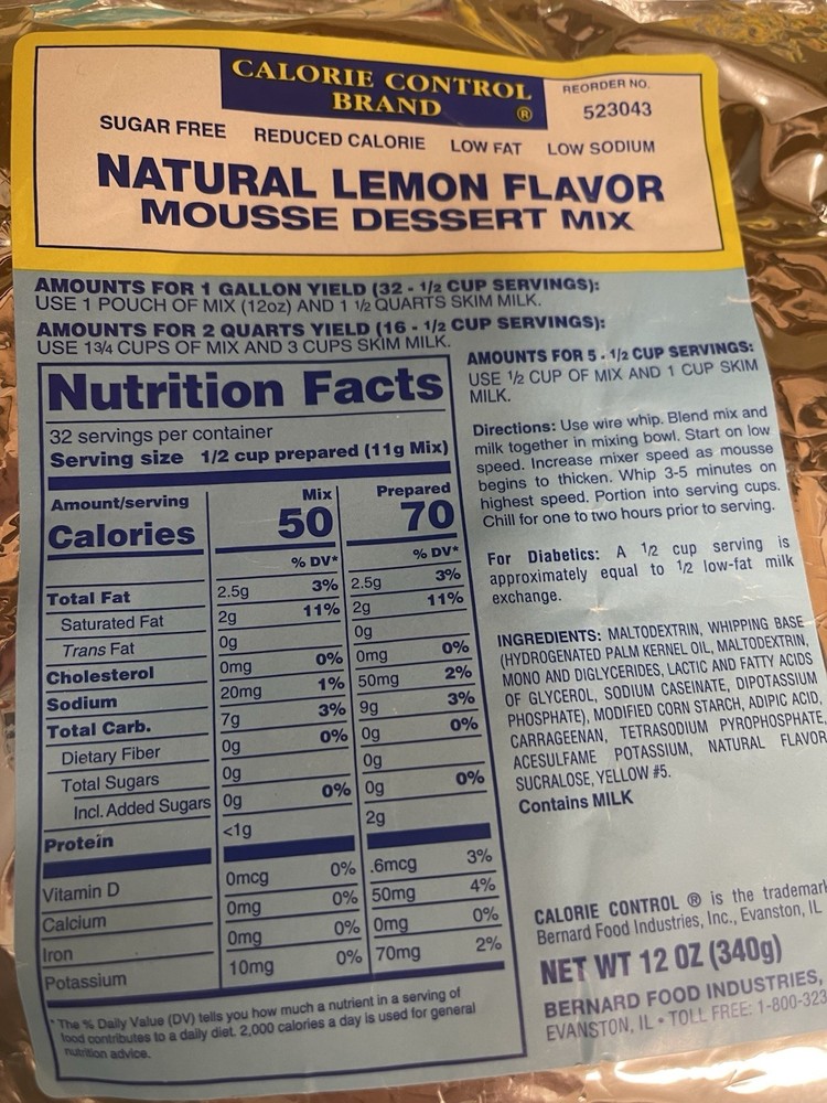 Sugar Free High Quality Pie Mixes