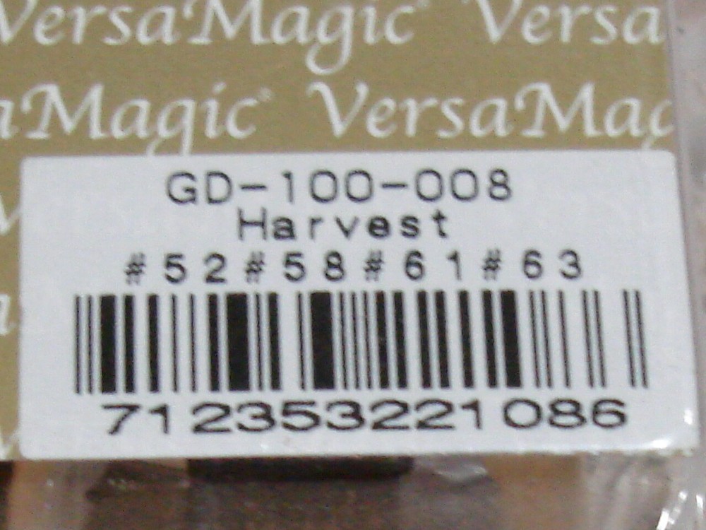 NEW Tsukineko Versa Magic Dew Drop 4 Pac Jumbo Java Pesto Pumpkin Spice Eggplant