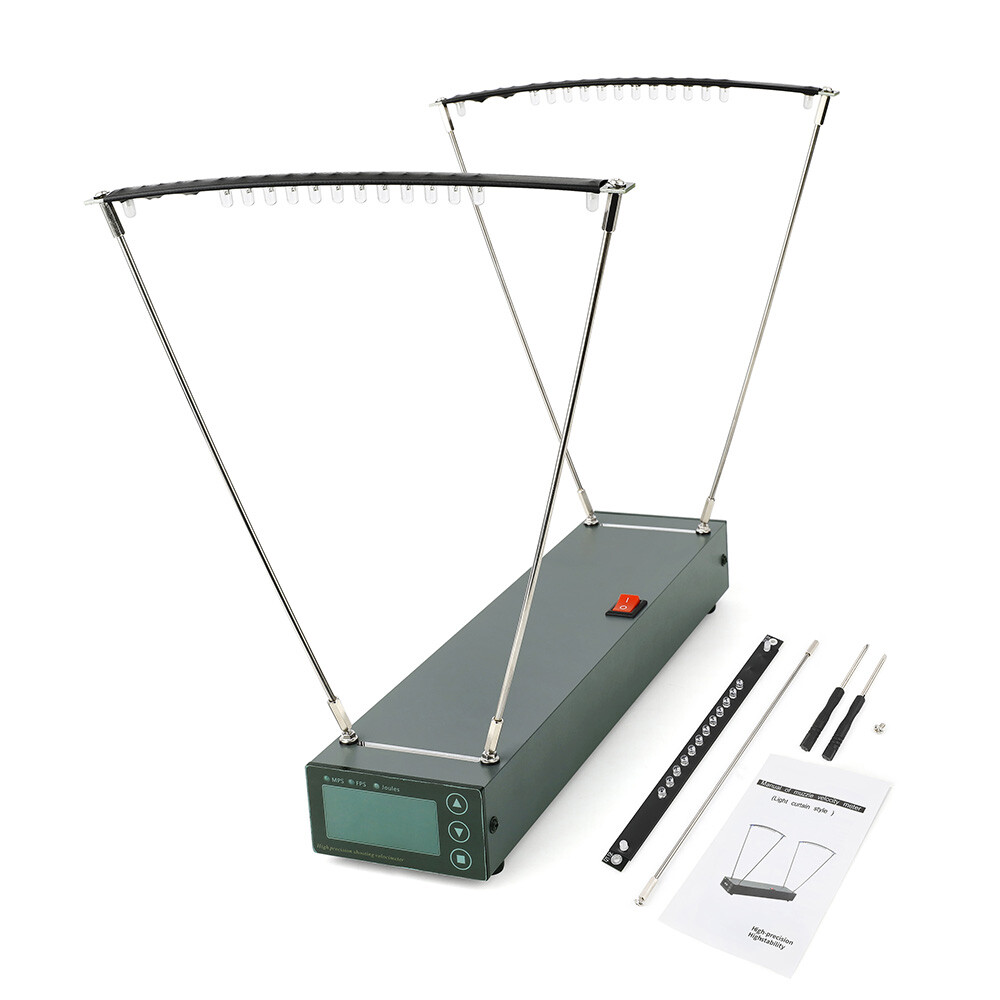 Shooting Chronograph Ballistic Precision Arrow Bow Velocity Speed Velocimeter
