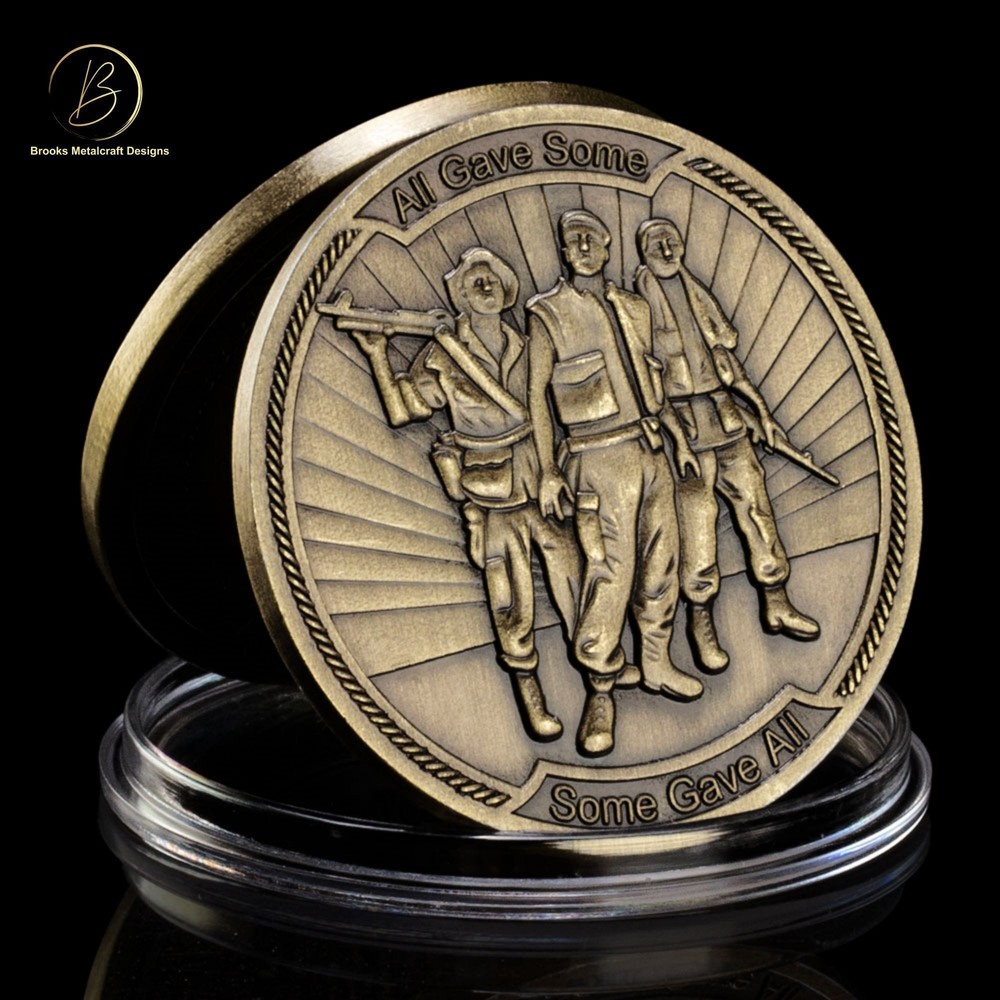 Vietnam Veteran Always Remember Challenge Coin