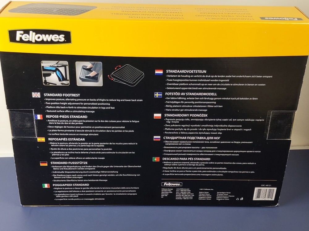 Fellowes Standsrd Footrest model CRC48121