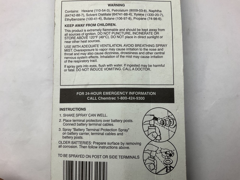 Deka 00322 Battery Terminal Protection Spray