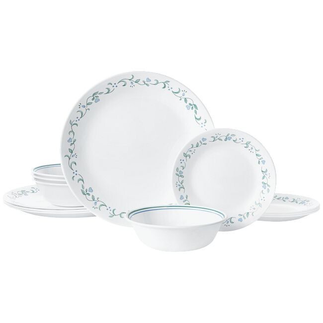 CORELLE DINNERWARE  COUNTRY COTTAGE SET  + 2 EXTRA
