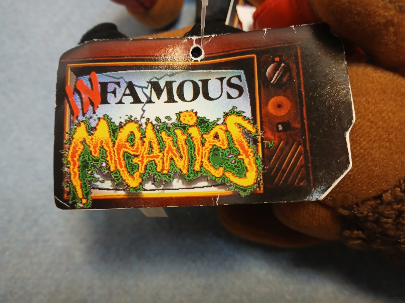 Lot of 10 1998 Idea Factory Infamous Meanies Plush Mike Bison New Mike Tyson VTG