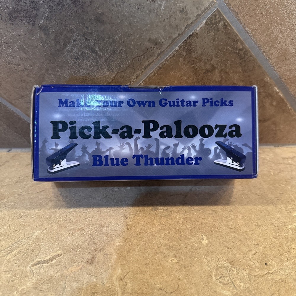 Pick-a-Palooza DIY Guitar Picks Punch Blue Thunder