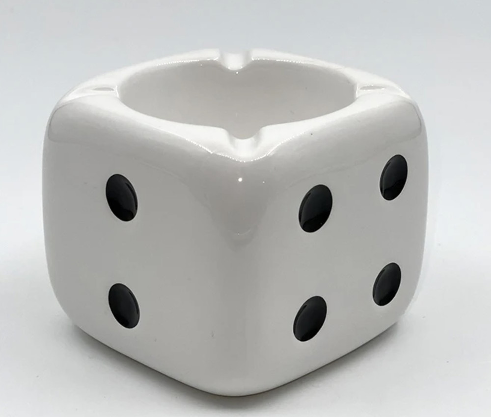 STUSSY CERAMIC DICE ASHTRAY