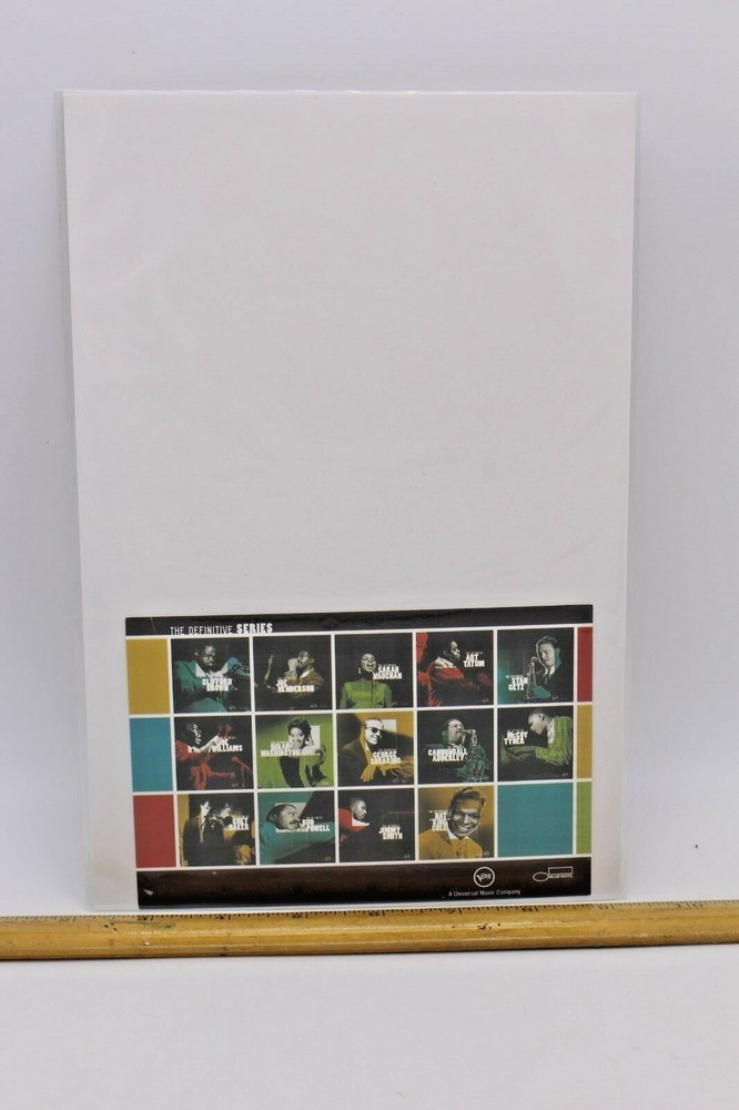 UNIVERSAL MUSICAL GROUP HANDBILL THE DEFINITIVE SERIES CLIFFORD BROWN