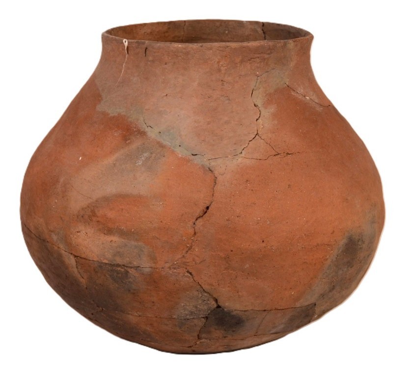 Prehistoric Pottery: Salado Storage Jar ca 1200-1300 AD 12" h x 14" d Olla Pot