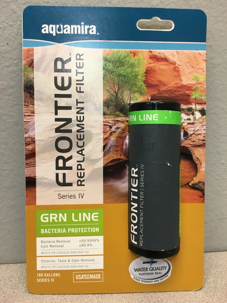 Aquamira 67020 Frontier Hydration Systems Replacement Water Filter-Made in USA