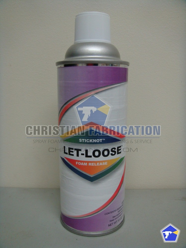 LET-LOOSE SPRAY FOAM RELEASE (One Can)