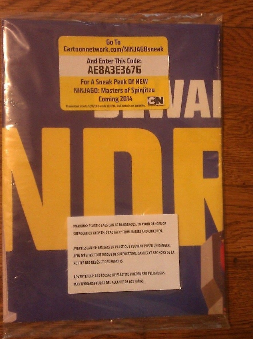 LEGO NINJAGO POSTER - NINDROIDS BEWARE - 2013 Toys R Us Exclusive Giveaway