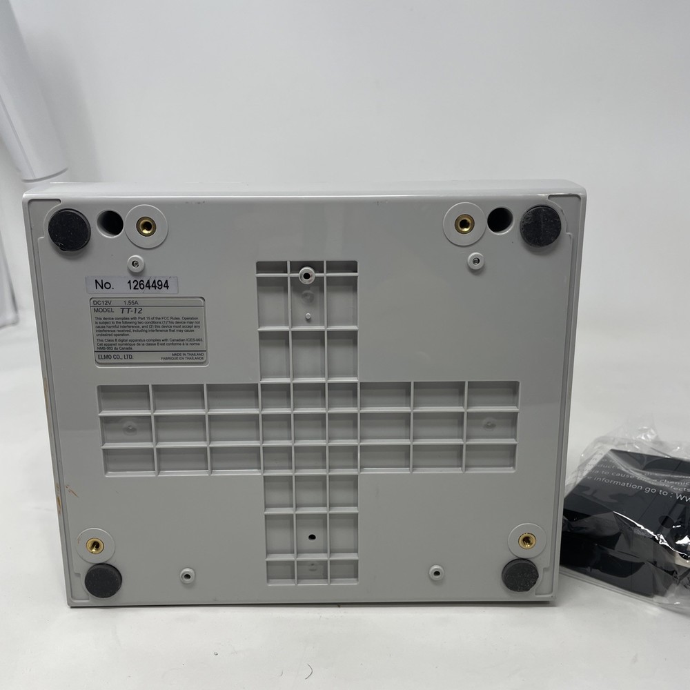 Elmo TT-12 Interactive Document Camera, 12x Zoom - USED Good