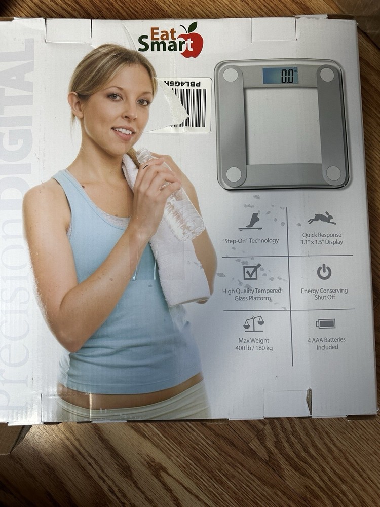 EatSmart ESBS-01 Extra Large Precision Digital Bathroom Scale - Silver