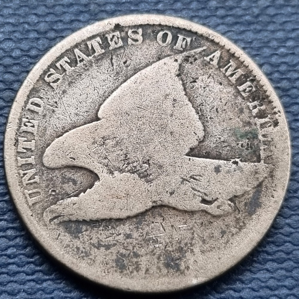 1858 Flying Eagle Cent 1c Circulated #101098