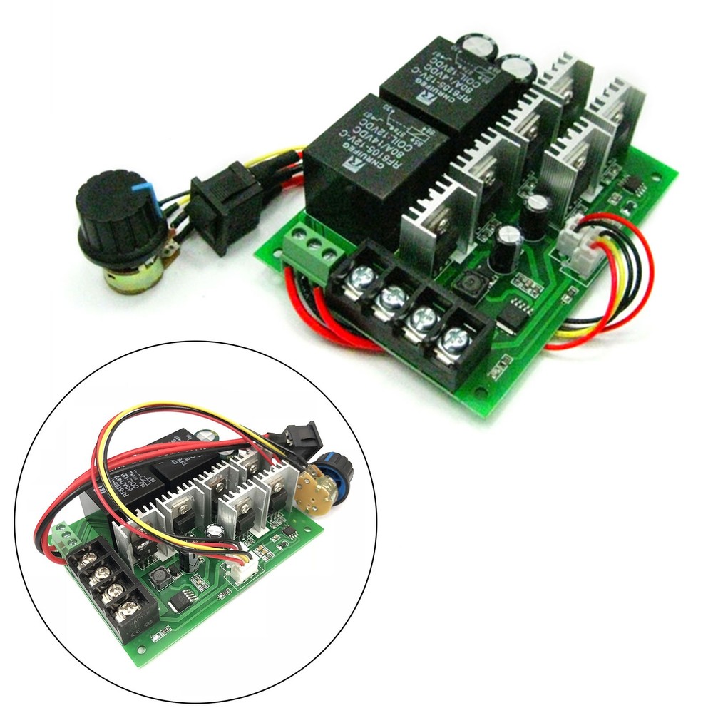 Motor Speed Control Reversible PWM Controller DC 40A DC 12V 24V 36V 2000W🌟