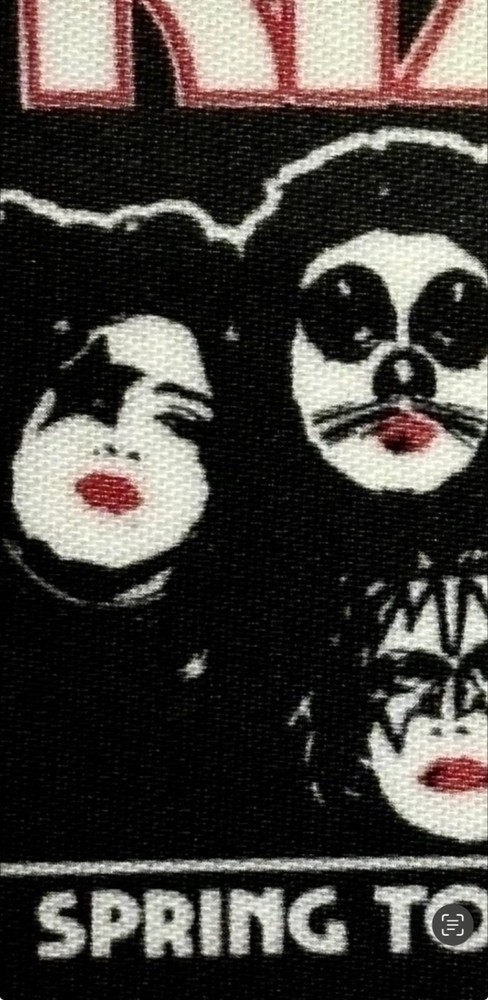 Kiss Spring Tour 1975 Backstage Pass