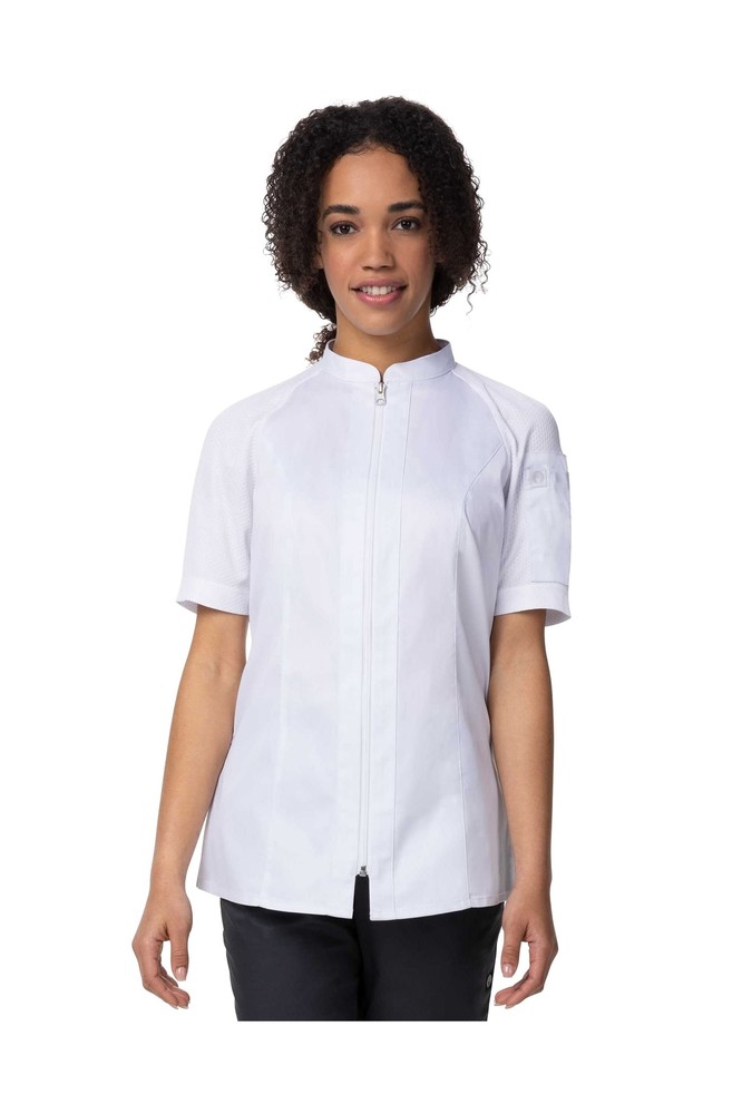Chef Works Women's Arcadia Chef Coat X-Small White