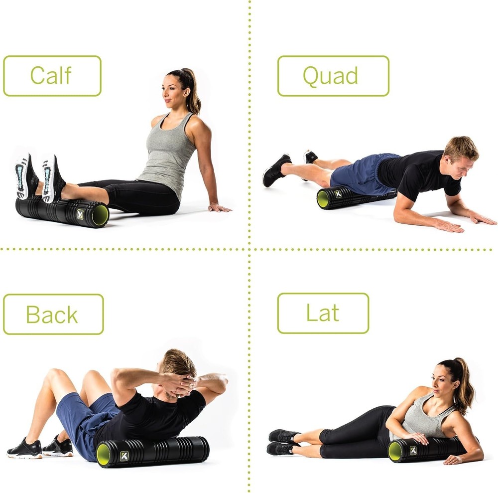 TriggerPoint Grid Patented Multi-Density Foam Massage Roller (Back, Body, Legs)