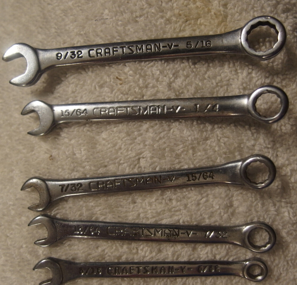 11 lot,Craftsman ignition wrenches tools VTG