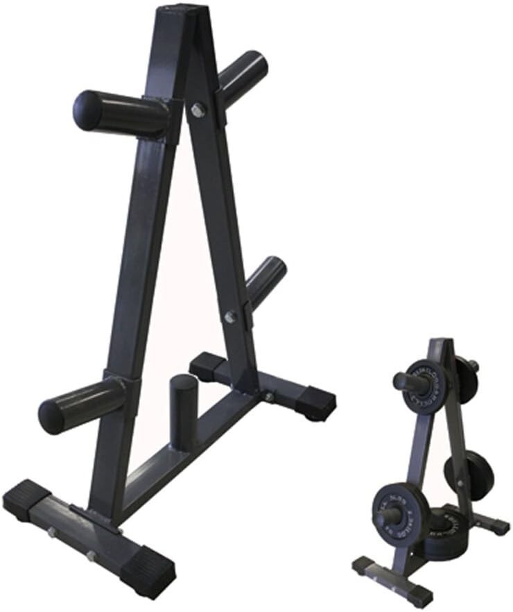 Amber Ultimate Gym Storage Solution: 2 Plate Weight Rack - Organize