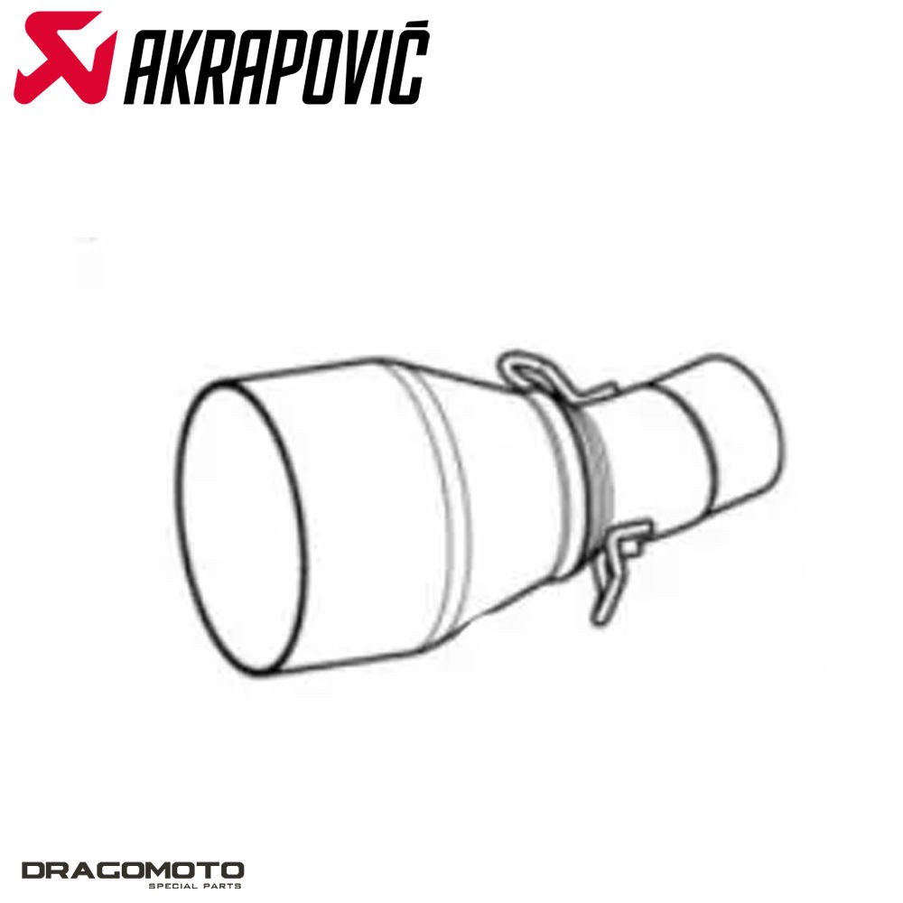 AKRAPOVIC L-VE3SO3SS Connection Pipe