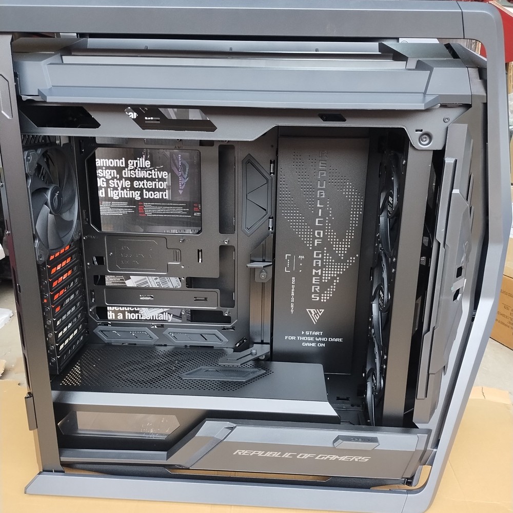 ASUS ROG Hyperion GR701 BTF Edition E-ATX Tower Desktop Computer Case Black READ