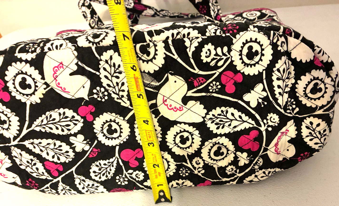 Vera Bradley Disney Parks World Land Mickey Mouse Meets Birdie Toggle Tote Bag