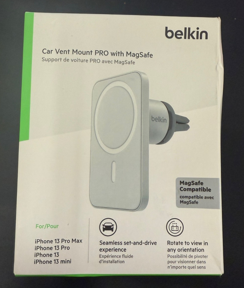Belkin Car Vent Mount Pro with MagSafe  New