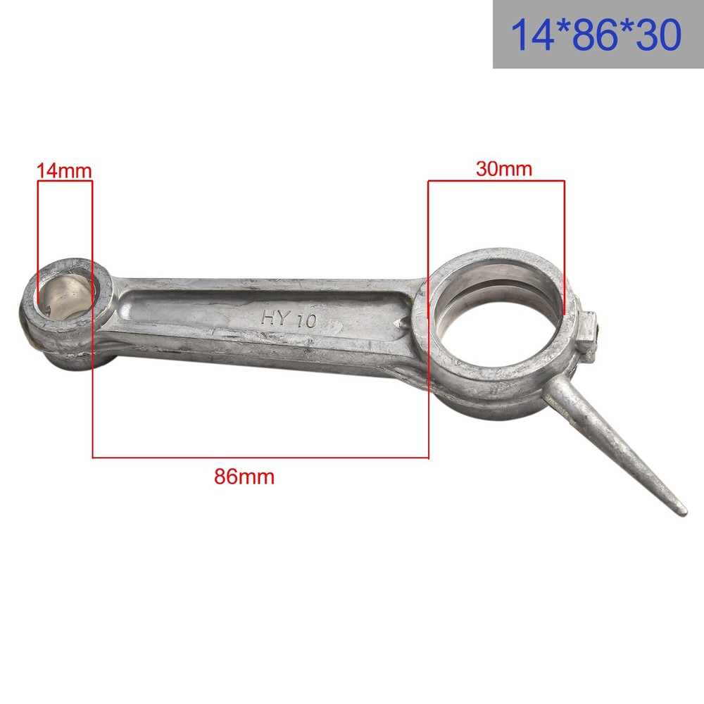Sleek and Functional Silver Tone Connection Rod for Your For Air Compressor