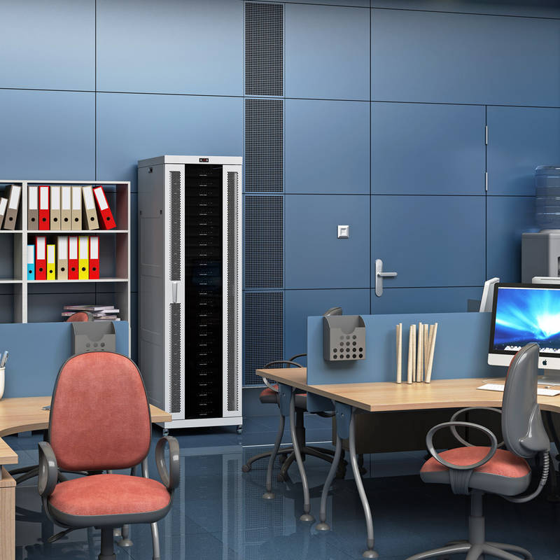 18U 35" Depth Server Rack Cabinet Network Enclosure Accessories Over $190 Value